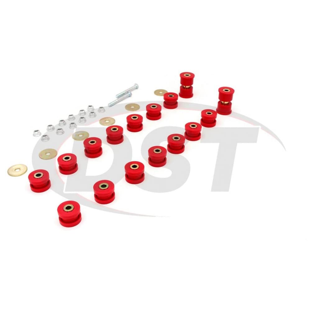 Energy Suspension Control Arm Bushing Set Rear End for 2005-2008 Dodge Magnum | Polyurethane Bushings 5.3141R | Improves Handling & Ride Comfort for Street Performance & Daily Driving