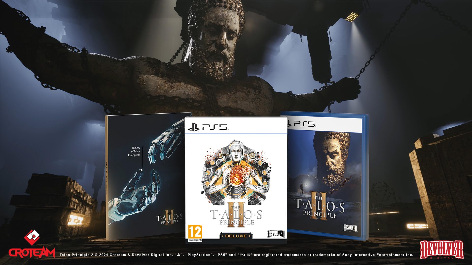 The Talos Principle 2: Devolver Deluxe Edition - PlayStation 5 (PS5) Game - Philosophical Puzzle Adventure for Home Entertainment & Gaming Enthusiasts