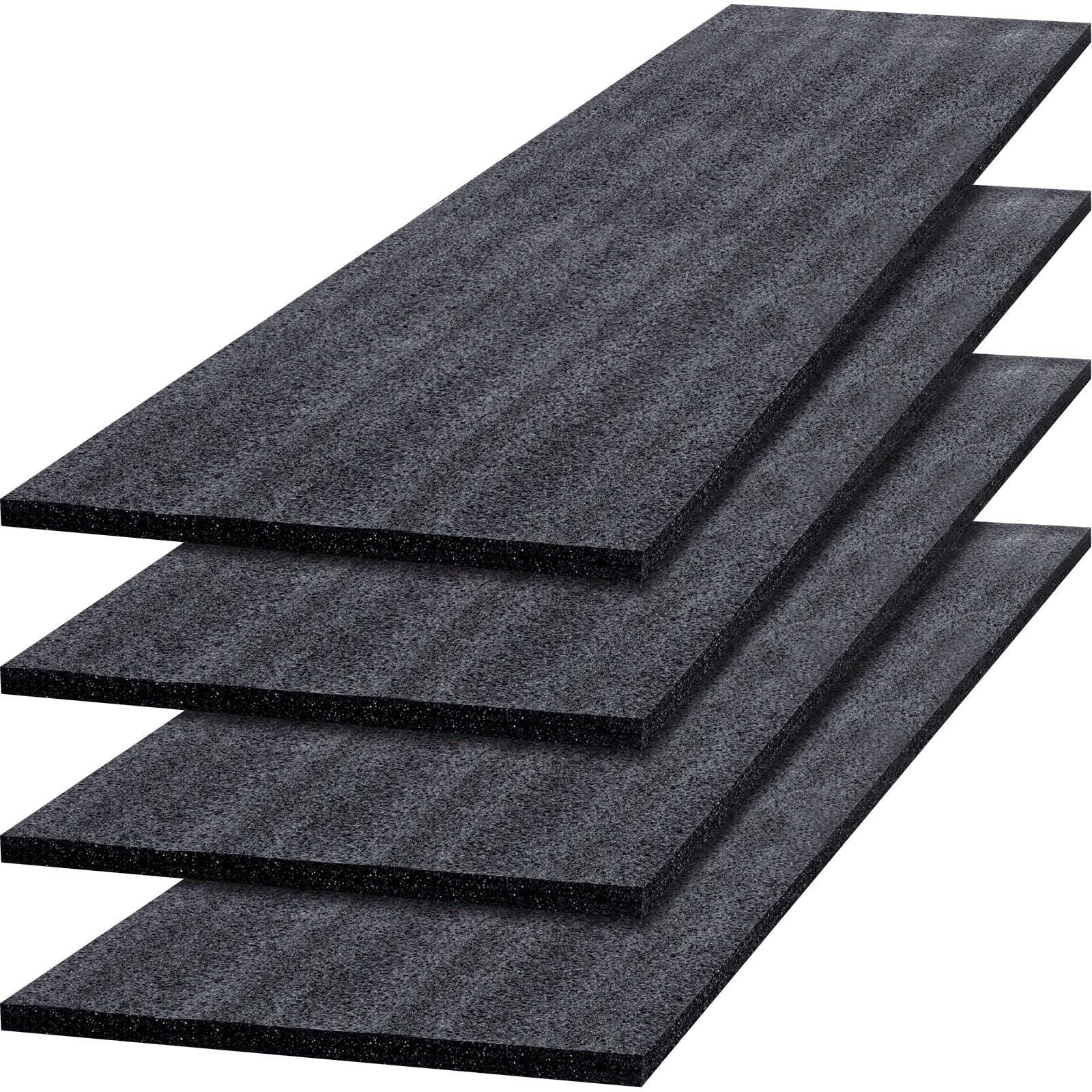 4-Piece Polyethylene Foam Sheet Set - Customizable Foam Inserts for Toolbox, Case Storage & Camera Protection - DIY Craft Foam Padding (54