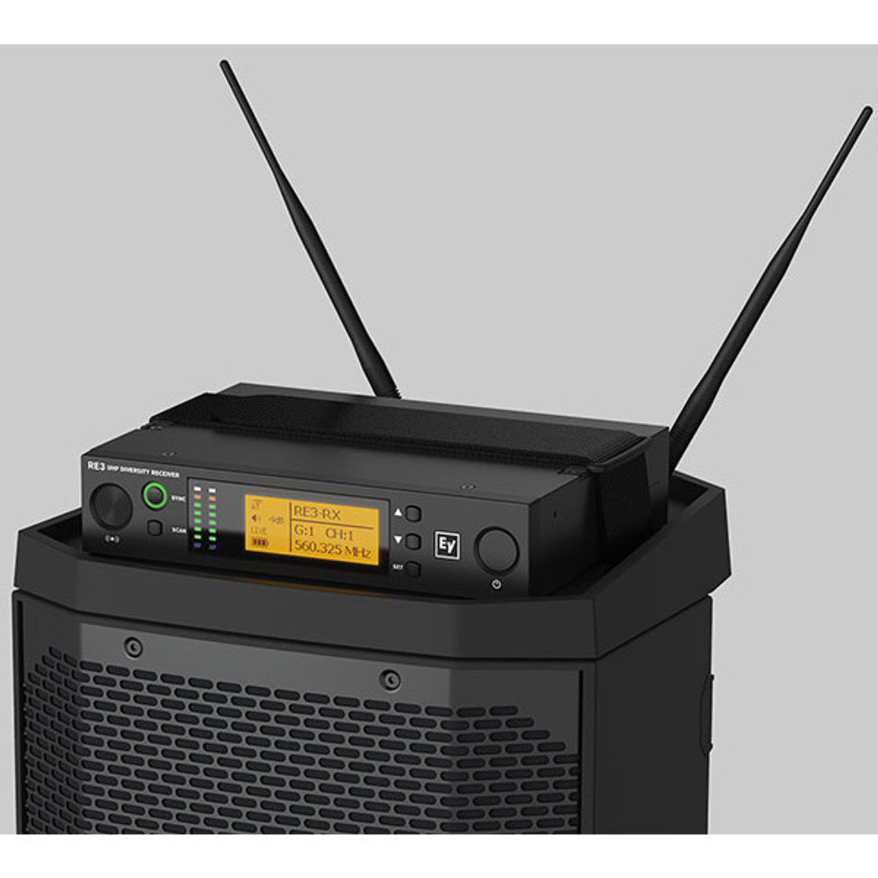 Everse 8 Tray for Wireless Microphone System - Durable Black Charging Dock for Shure, Sennheiser, Audio-Technica Mics - Perfect for Live Performances, Studio Recording & Public Speaking Events