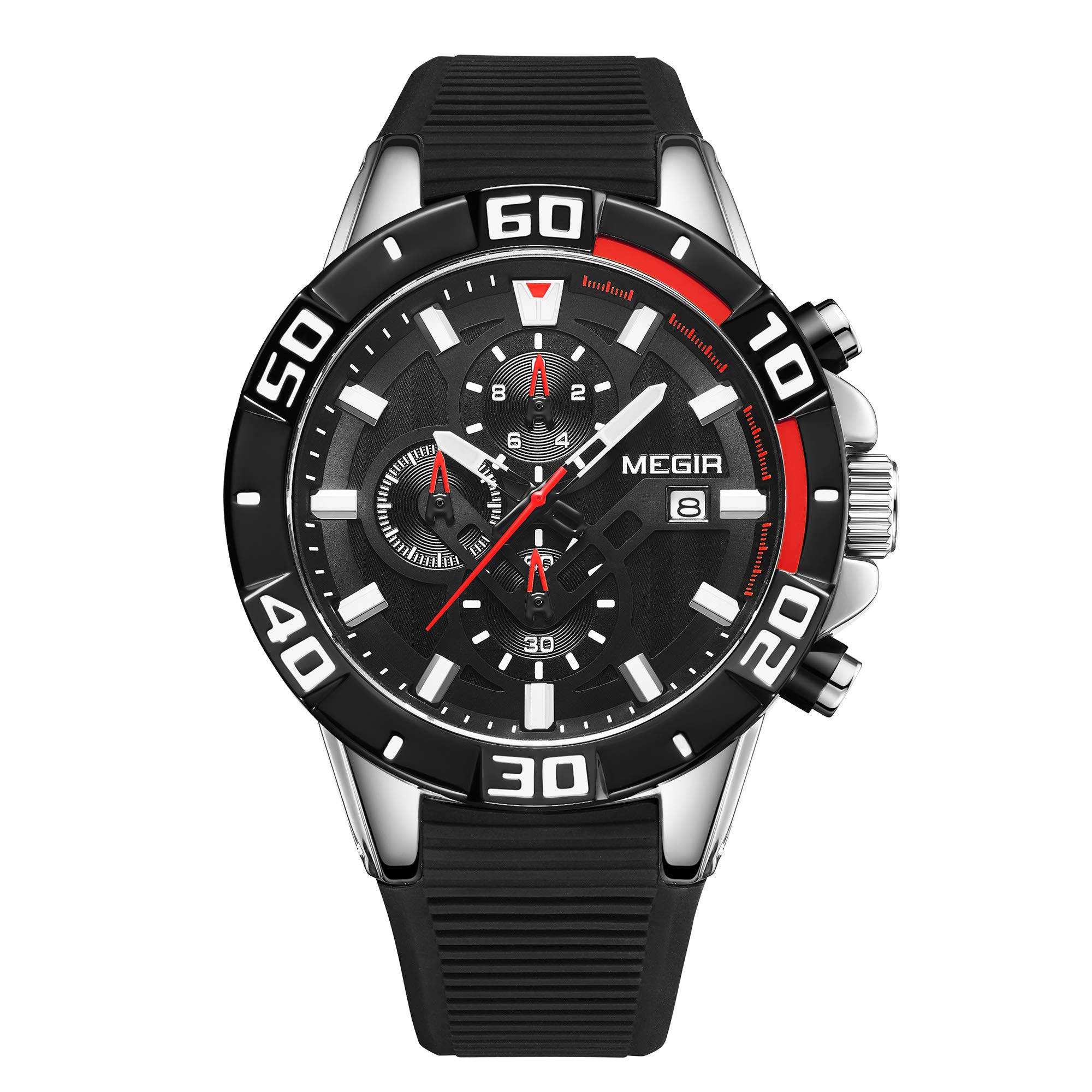 Men's Sport Quartz Watch - Luminous, Waterproof, Chronograph for Outdoor & Casual Wear