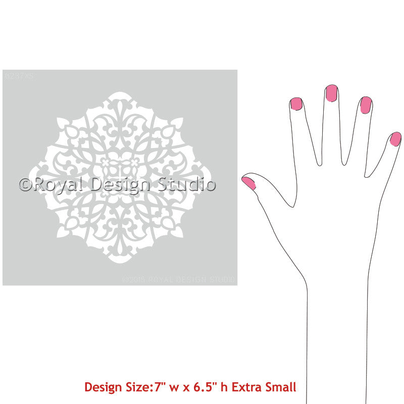 Beautiful Asma Ornament Craft Stencil for DIY Home Decor, Wall Art, and Scrapbooking Projects - Perfect for Islamic Calligraphy, Wedding Decorations & Gift Wrapping