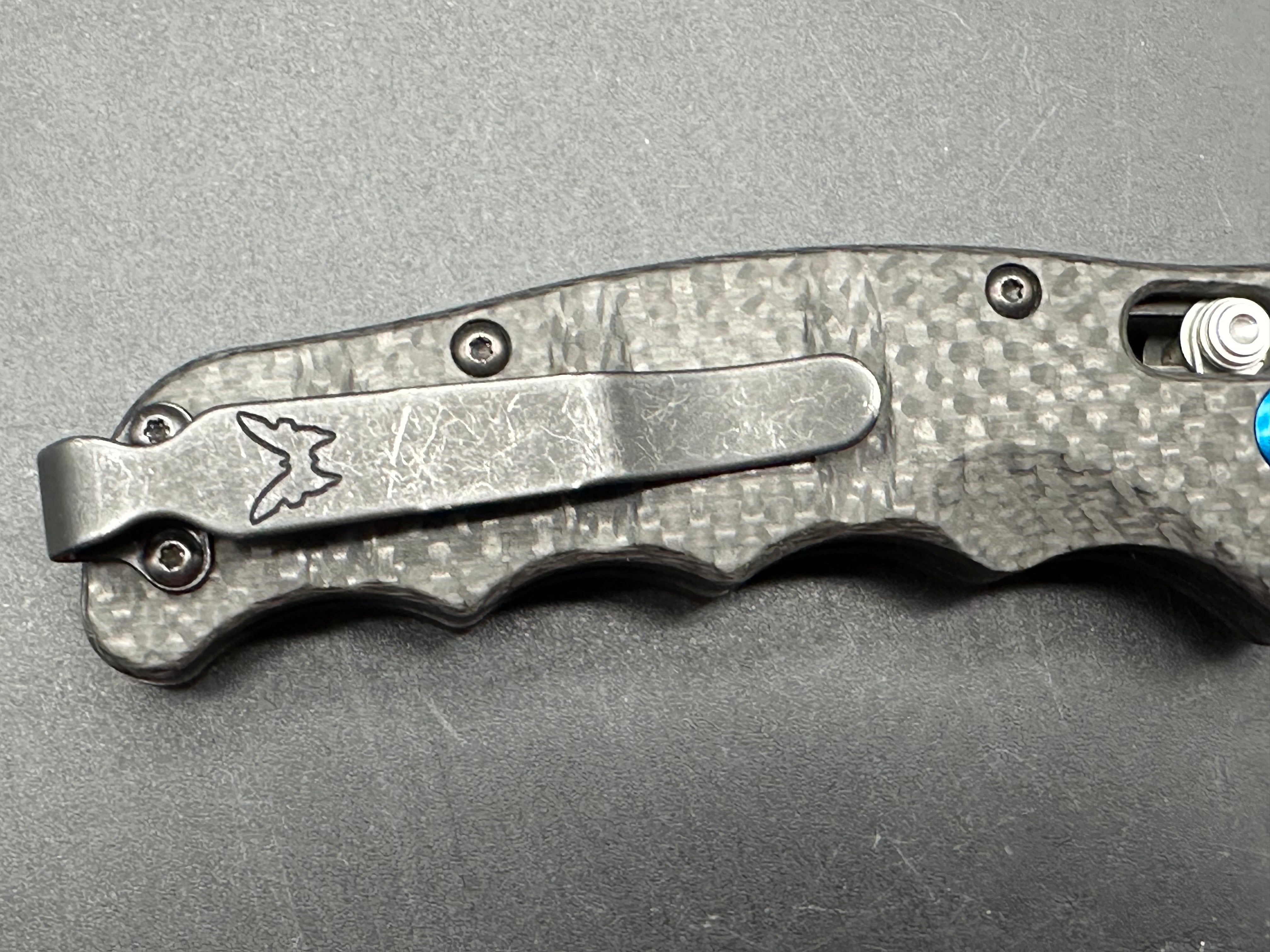 Benchmade Nakamura Carbon Fiber Folding Knife - S90V Steel Blade, Lightweight & Durable - Perfect for EDC, Outdoor Adventures & Tactical Use