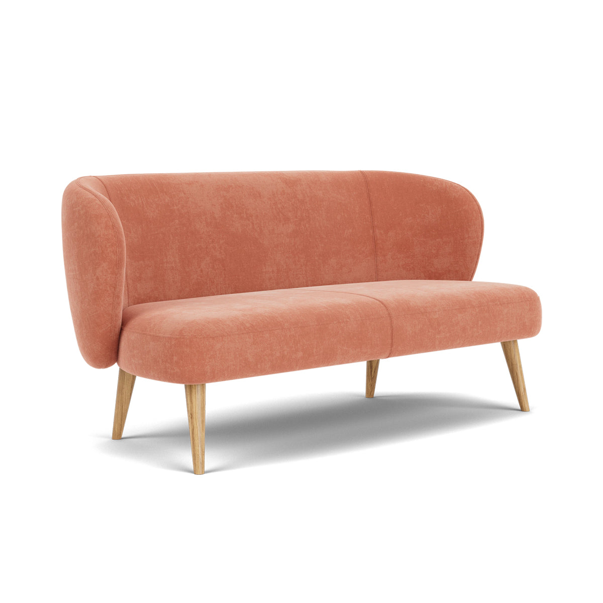 Kathleen Fabric 2 Seater Sofa - Modern Living Room Furniture for Small Spaces | Perfect for Apartments, Condos & Cozy Homes