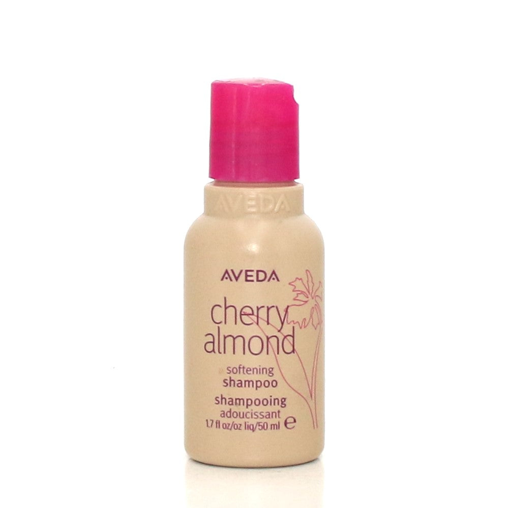 Aveda Cherry Almond Softening Shampoo 1.7 oz - Moisturizing & Nourishing Hair Care for Dry & Damaged Hair - Perfect for Daily Use & Salon-Quality Results at Home