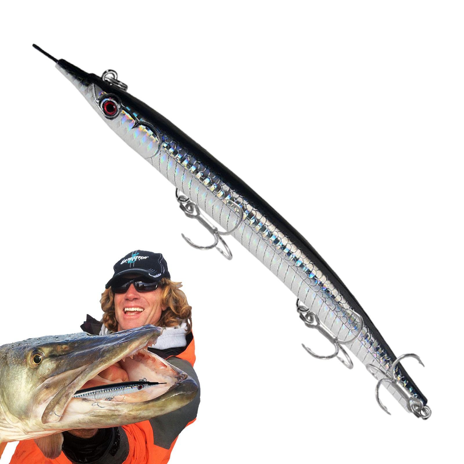 Fast Sinking Tuna Fishing Tackle with Hooks - Surf Fishing Gear for Grass Carp, Herring & Freshwater Fish - Perfect for Saltwater & Mandarin Fish Pochy Fishing Adventures