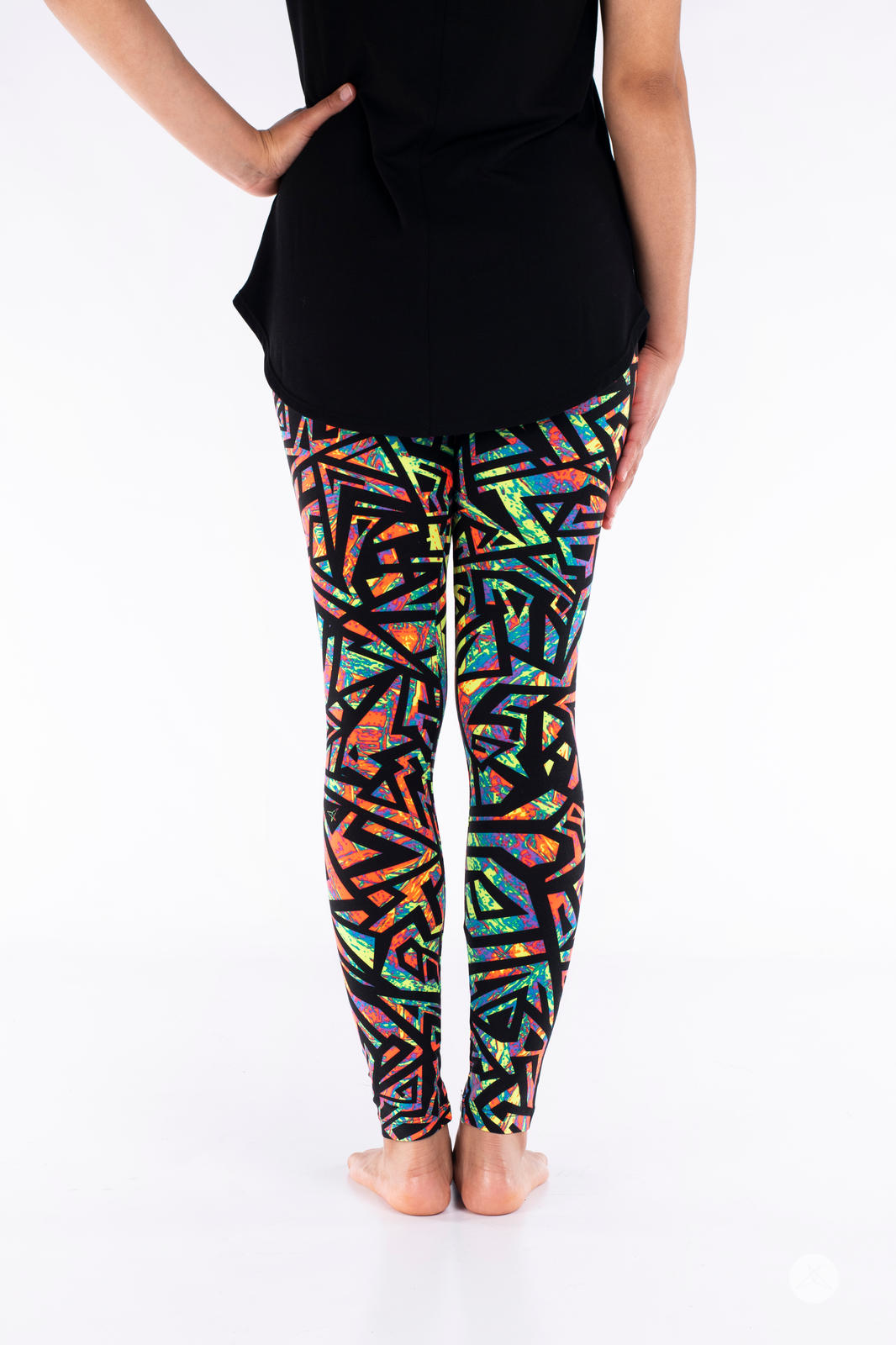 Trendy High Waist Funky Bunch Leggings for Women - Soft Stretchy Yoga Pants with Unique Prints - Perfect for Workouts, Lounge & Casual Wear