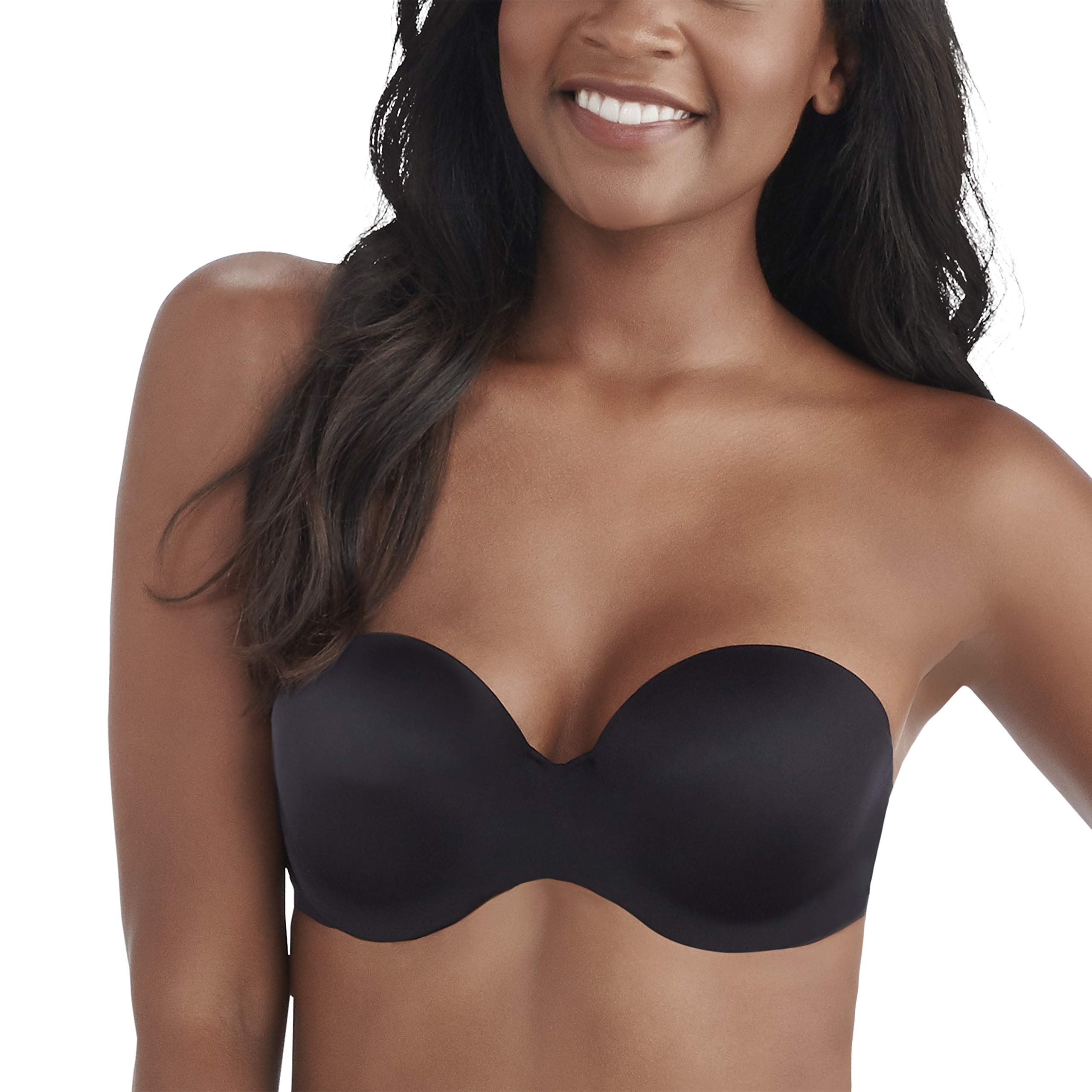 Vanity Fair Women's Nearly Invisible Strapless Underwire Bra 74202 - Seamless Comfort for Wedding Dresses & Formal Wear