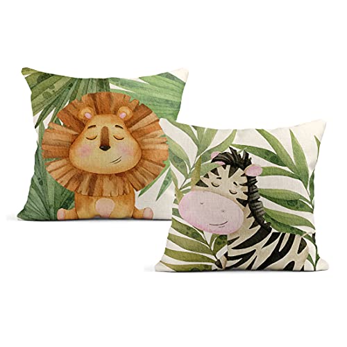 Zebra and Lion