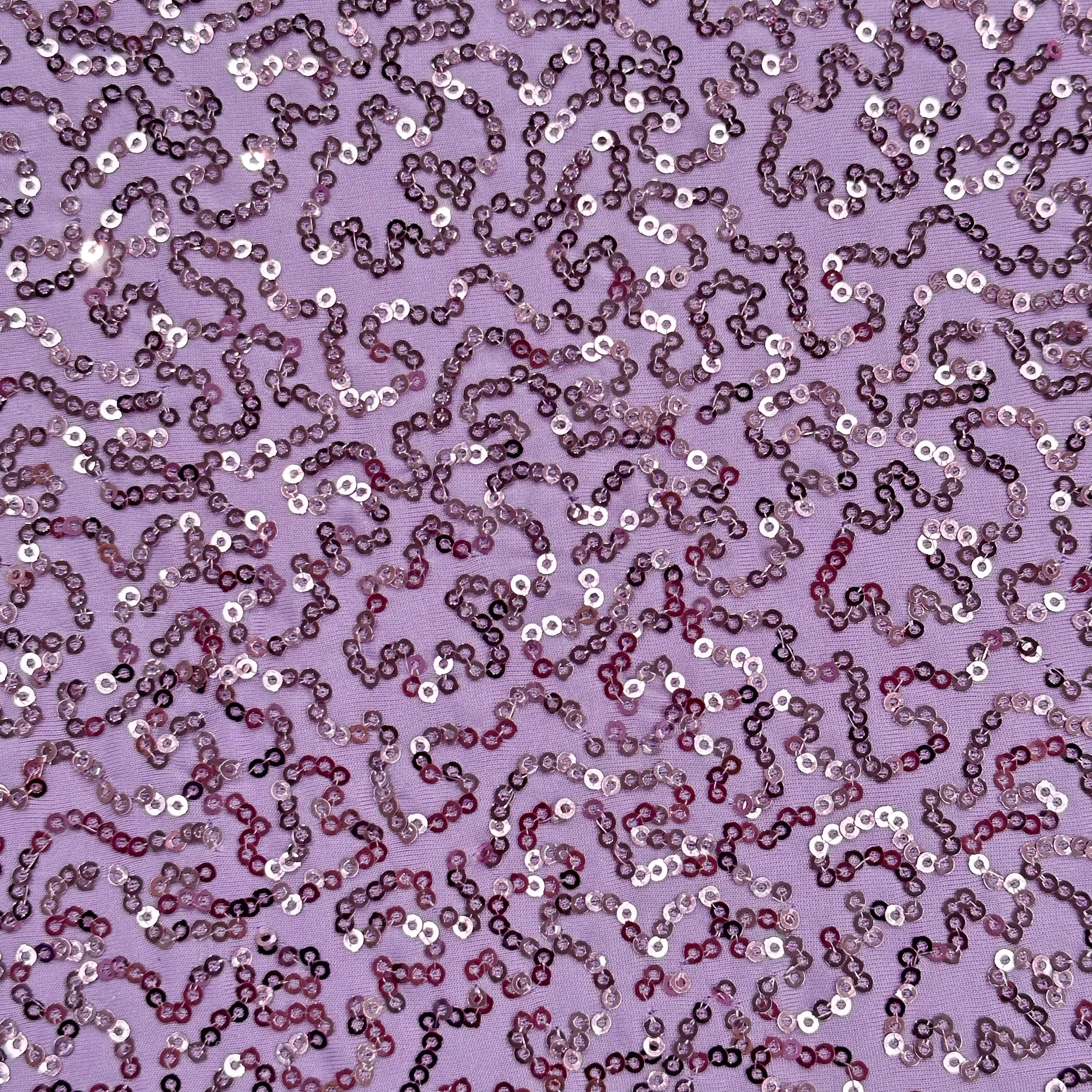 Broadway Mauve Metallic Sequin Fabric - Premium Glitter Material for Costumes, Dancewear & DIY Crafts - Perfect for Evening Gowns, Party Decorations & Theatrical Performances