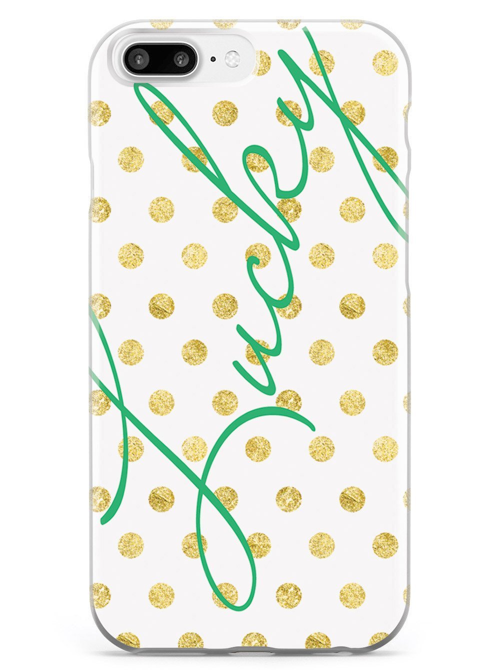 Inspired Cases - Protective iPhone 7 Plus Case with 3D Textured Design - Lucky Irish Polka Dot Style - Shockproof & Scratch-Resistant Cover for Apple iPhone 7/8 Plus - Perfect for Everyday Use, Travel & Outdoor Activities