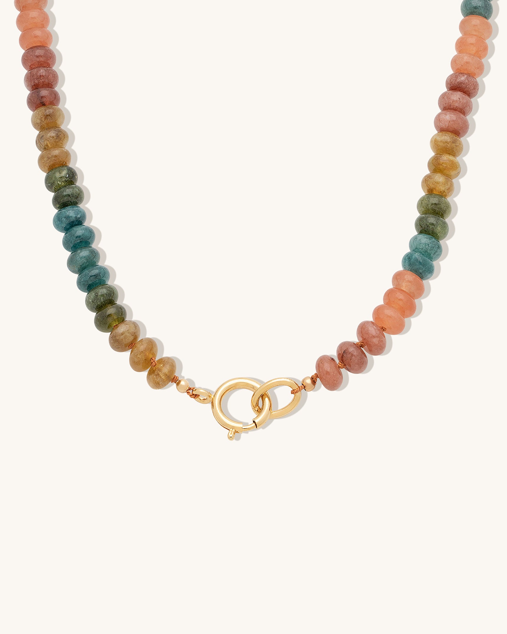 Multi-Shaded Quartz Gemstone Necklace for Women – Natural Healing Crystal Jewelry for Meditation, Yoga & Spiritual Energy – Elegant Boho Chic Accessory for Everyday Wear & Gift Giving