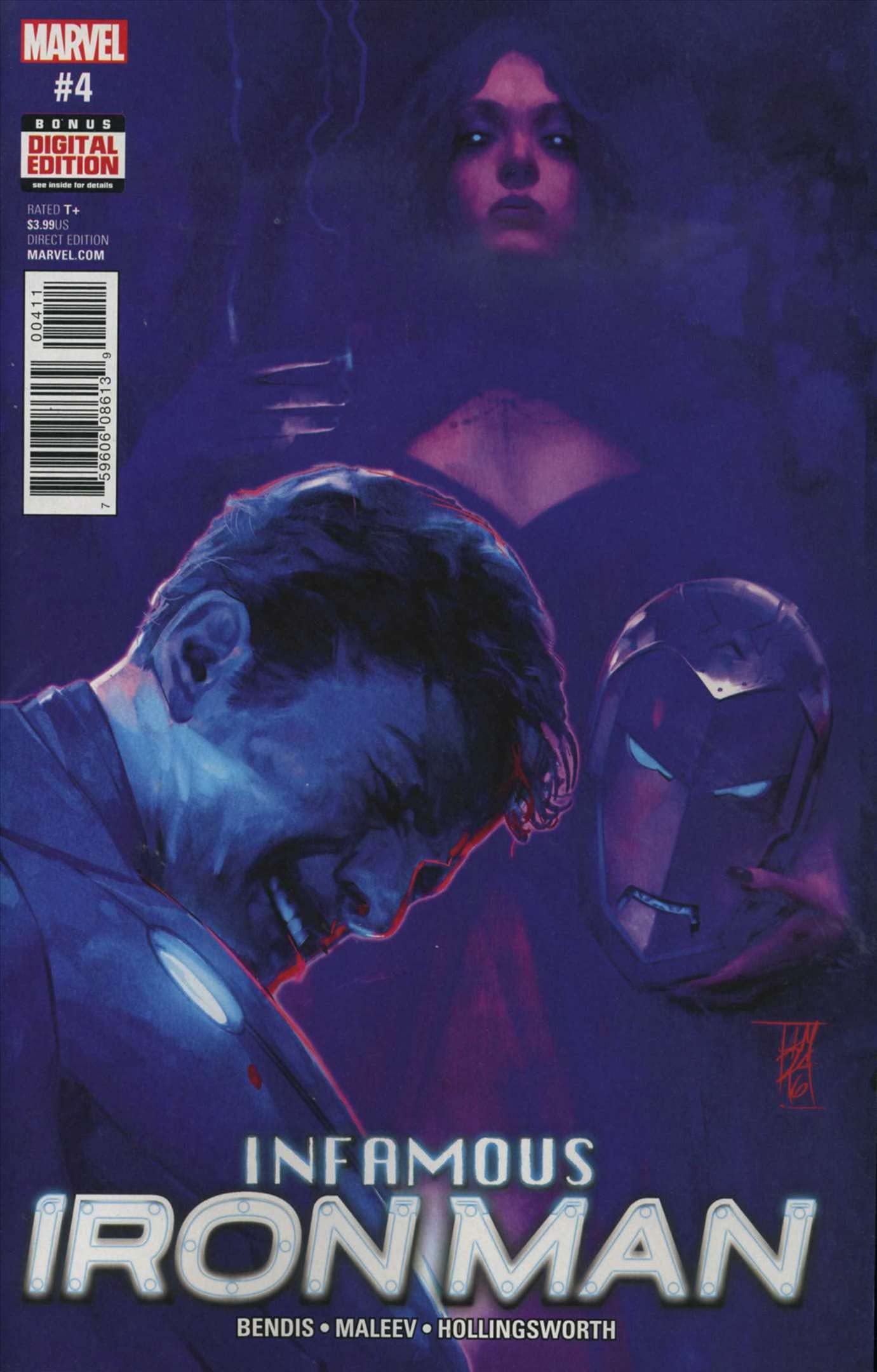 Infamous Iron Man #4 VF Comic Book - Marvel Superhero Series by Bendis & Maleev | Collectible for Fans & Comic Enthusiasts