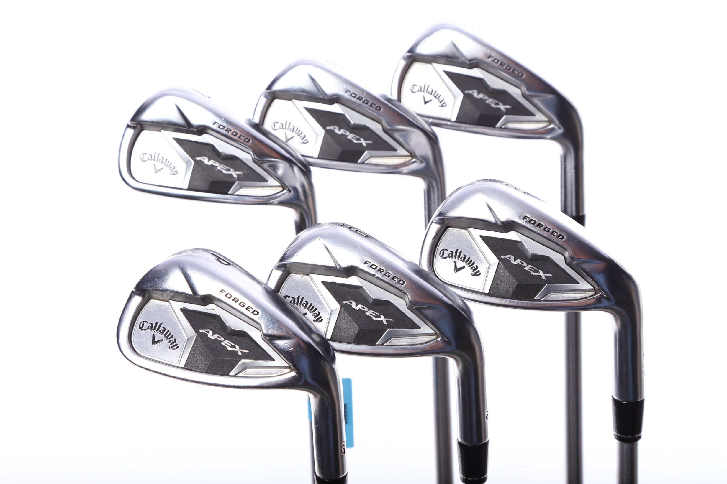 Used Callaway Apex 19 Iron Set 5-PW Right Handed Stiff Flex Golf Clubs - Perfect for Mid-Handicap Players & Course Play