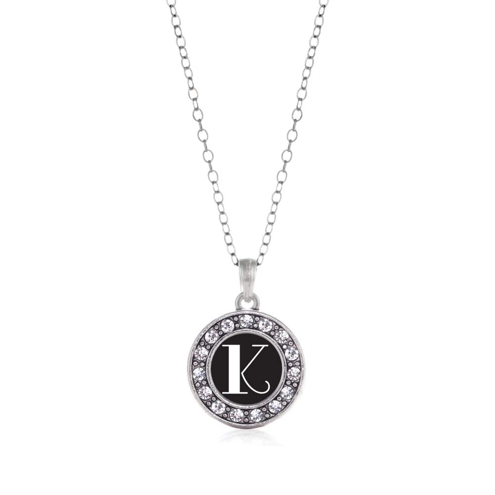 Inspired Silver - 18 Inch Sterling Silver Circle Charm Necklace with Cubic Zirconia Pendant | Elegant Jewelry for Women, Perfect for Parties, Weddings & Everyday Wear