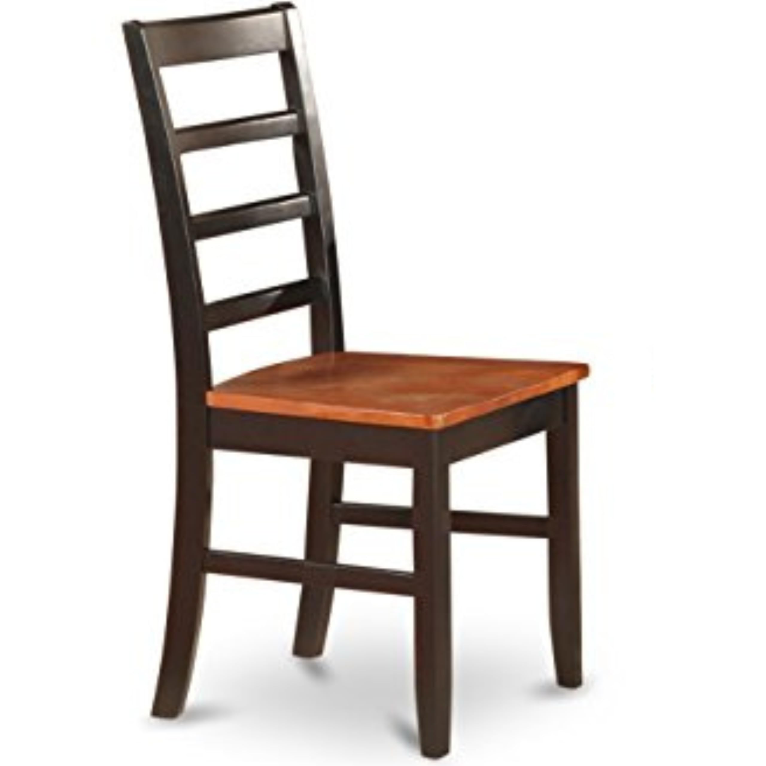 East West Furniture AVPF7-BCH-W 7-Piece Kitchen Dining Set with Oval Table (42x60 Inch) & 6 Chairs - Black & Cherry Finish | Perfect for Small Spaces, Breakfast Nooks & Family Gatherings