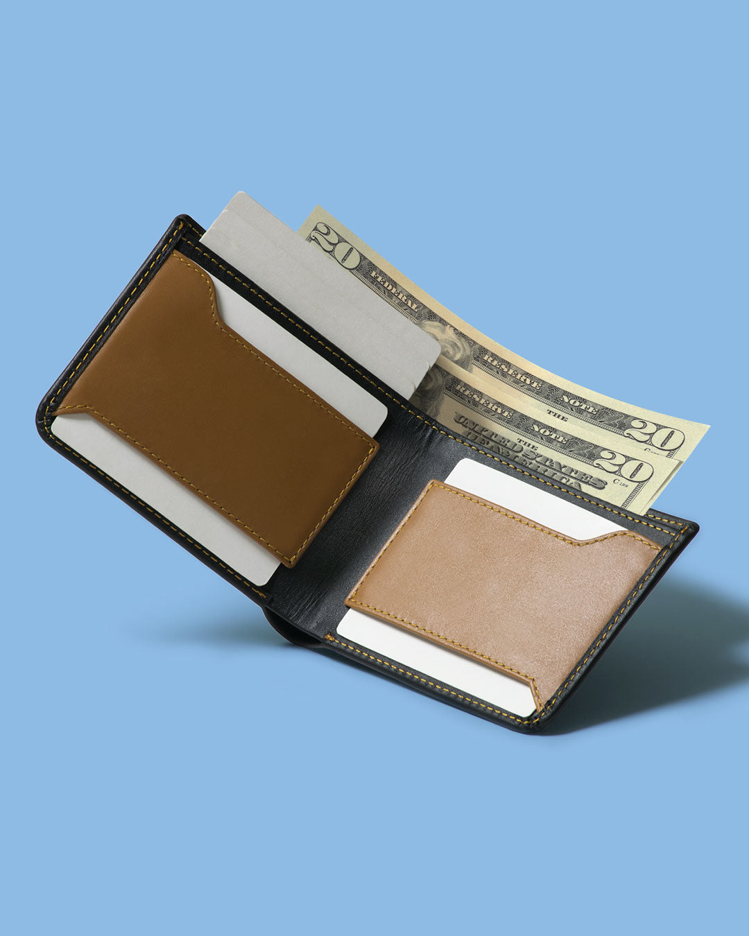 Premium RFID Blocking Slim Leather Billfold Wallet for Men - Secure & Stylish Minimalist Wallet for Everyday Use, Travel, and Business