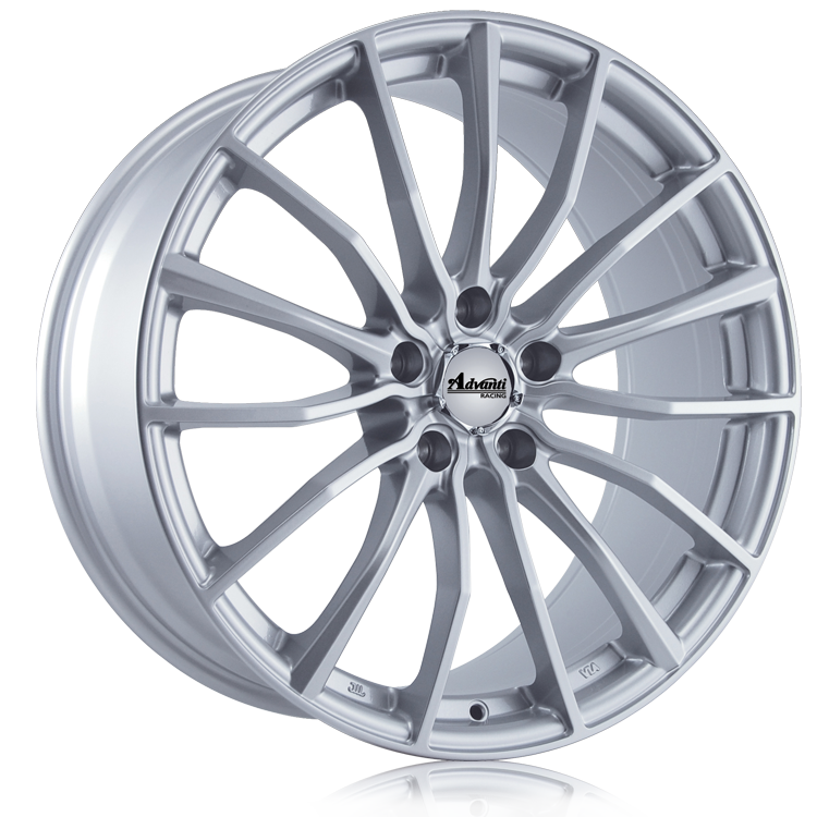 Advanti Lupo Standard Silver 19x8.5 +40 5x112mm 66.6mm Wheel - Lightweight Alloy Rims for Audi, VW, Mercedes - Perfect for Street Performance & Custom Car Builds