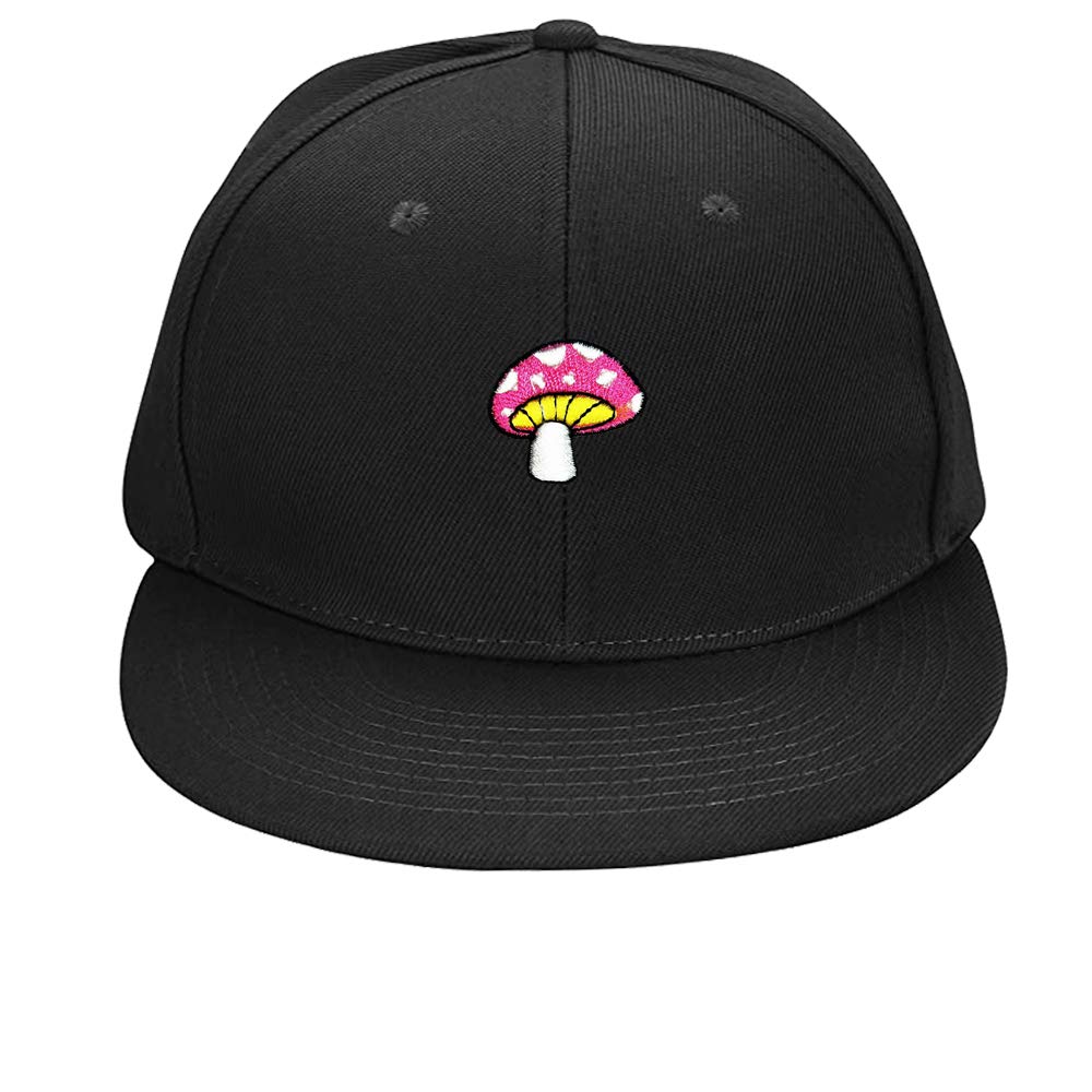 Embroidered Mushroom Baseball Cap - Adjustable Snapback Dad Hat for Men & Women - Trendy Novelty Design - Perfect for Outdoor Activities, Festivals & Casual Wear