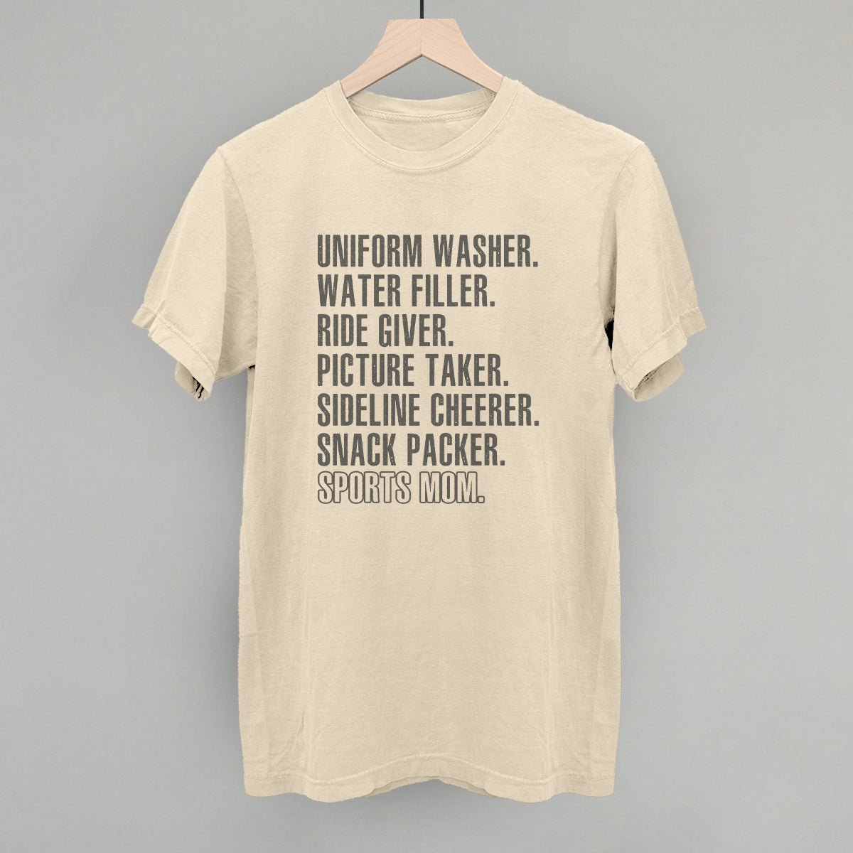 Sports Mom Distressed T-Shirt - Comfortable & Stylish Athletic Tee for Active Moms - Perfect for Gym, Running & Casual Wear