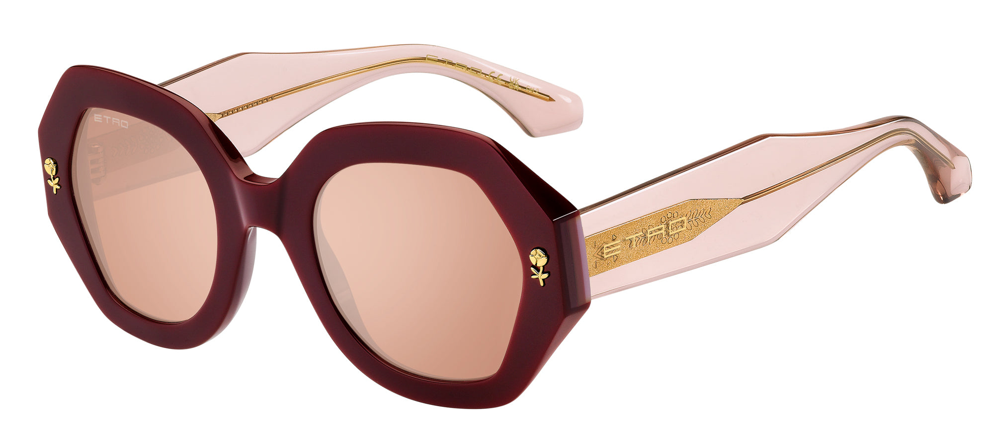 Burgundy/Pink Mirror