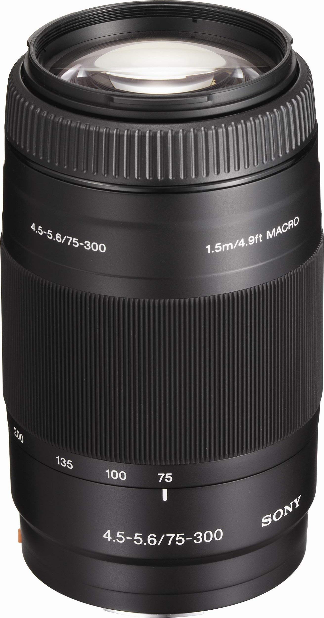 Sony 75-300mm f/4.5-5.6 Compact Super Telephoto Zoom Lens for Sony A Mount DSLR Cameras (Renewed) - Perfect for Wildlife, Sports & Portrait Photography