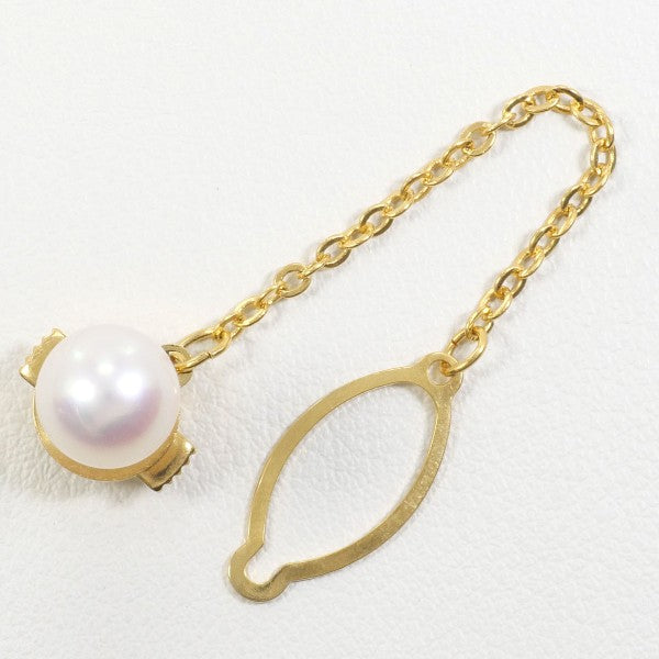 18K Yellow Gold Pearl Pin Brooch - Elegant Pearl Jewelry for Women, Vintage Pearl Brooch for Dresses, Coats & Special Occasions
