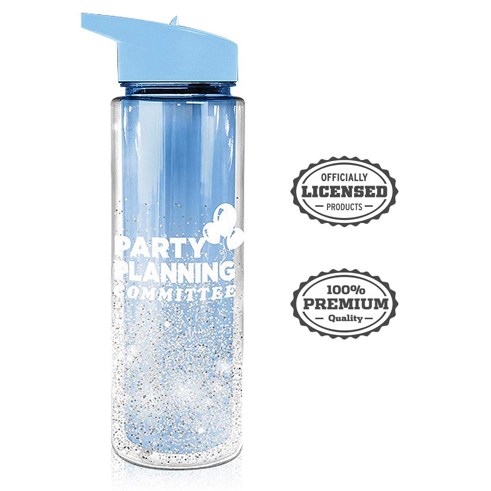 JustFunky Office Party Water Bottle 17oz - Hydro Flask for TV Fans & Work