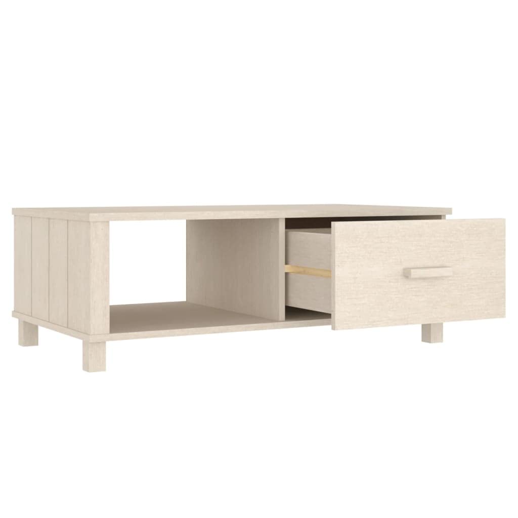 CHARMMA Solid Wood Pine Coffee Table - 39.4