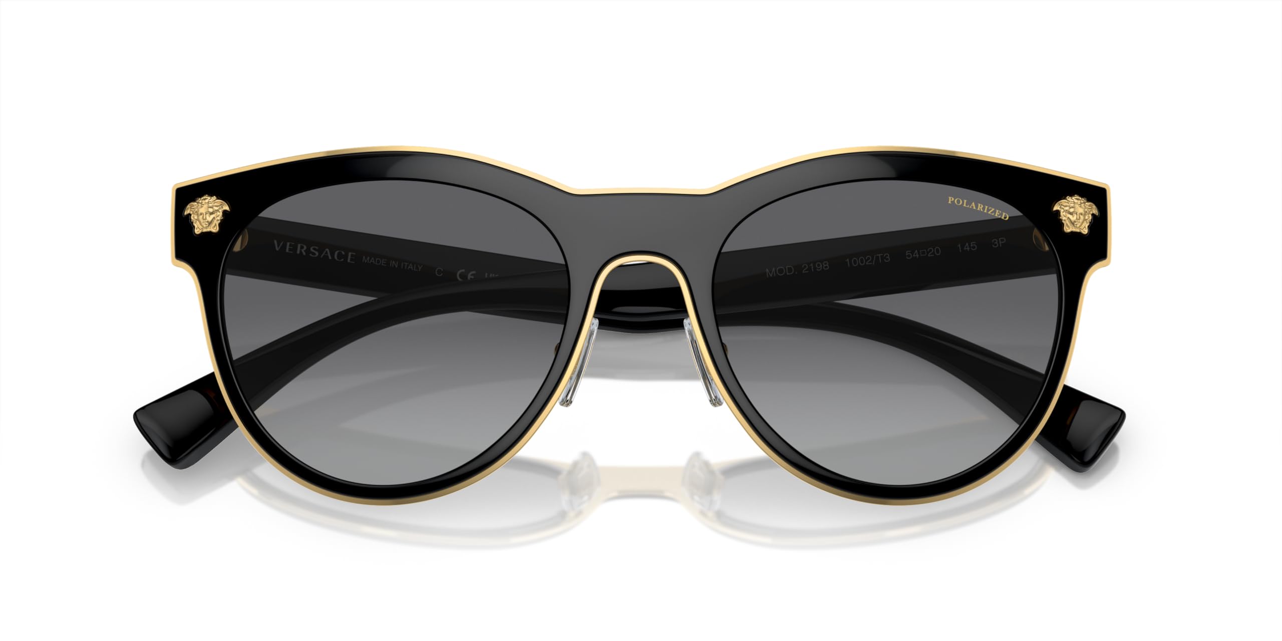 Versace Women's Sunglasses - Metal Frame Designer Shades for Fashion & UV Protection - Perfect for Outdoor, Beach, and Driving