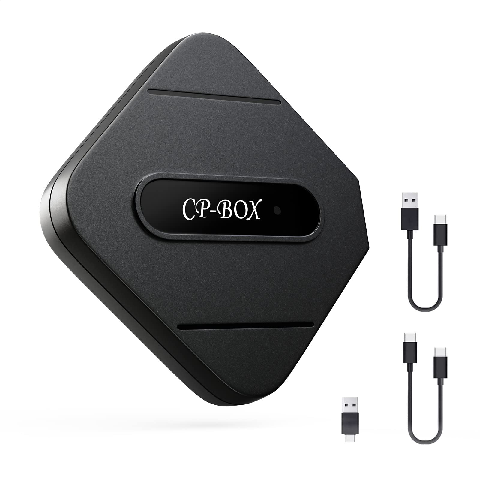 2024 Upgraded Wireless CarPlay Adapter - Fast & Stable Wired to Wireless Converter for iPhone 6+/iOS 10+ & Cars 2015+ | Seamless Music/Navigation/Calls | Perfect for Commuting, Road Trips & Daily Driving