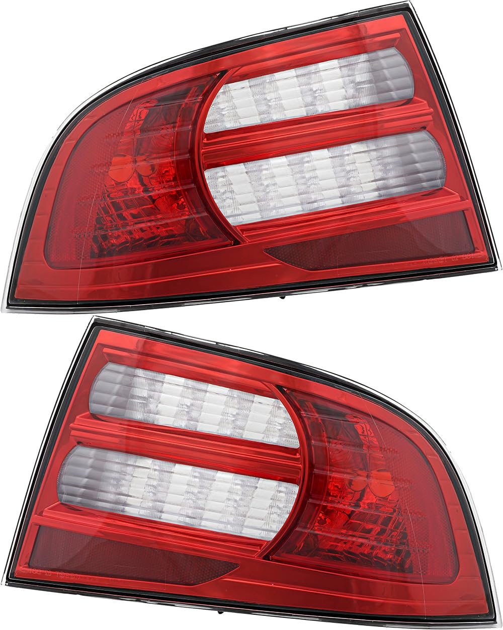 2007-2008 Acura TL Base/Navigation Model LED Tail Lights Pair - Left & Right Side Replacement for Enhanced Visibility & Style | Perfect for Night Driving & Car Upgrades