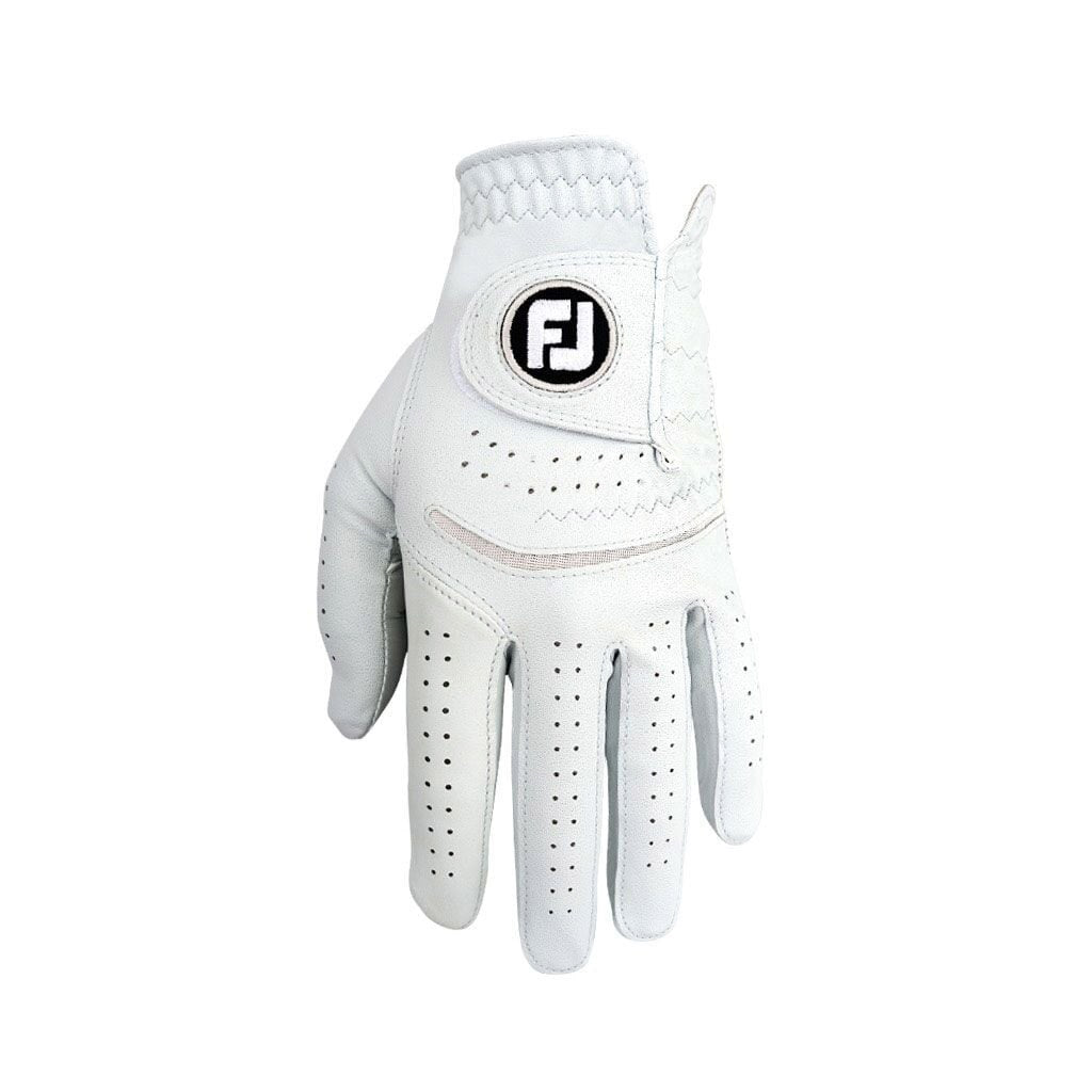 FootJoy Contour FLX Women's Left Hand Golf Glove - Regular Fit, White - Perfect for Enhanced Grip & Comfort on the Golf Course