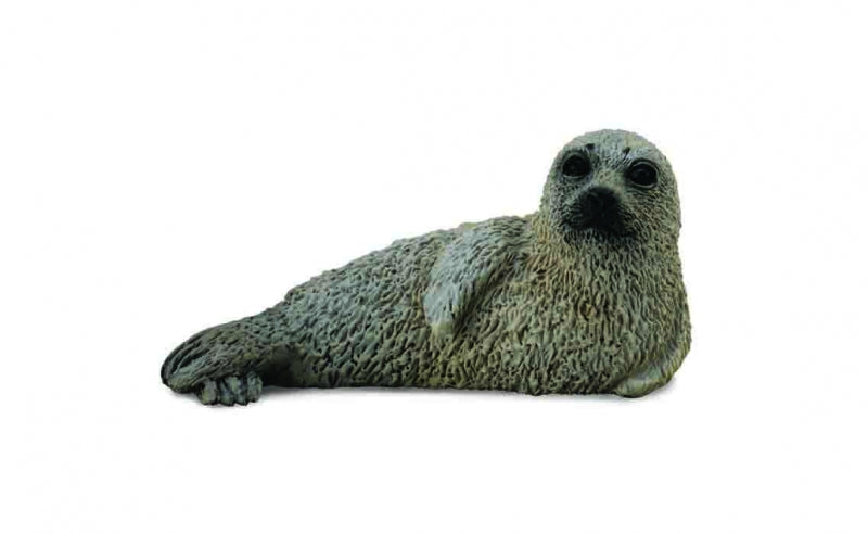 CollectA Wild Animal Figurine - Realistic Spotted Seal Pup Toy for Kids, Small Arctic Animal Model for Educational Play, Ocean Theme Decor & Birthday Gifts
