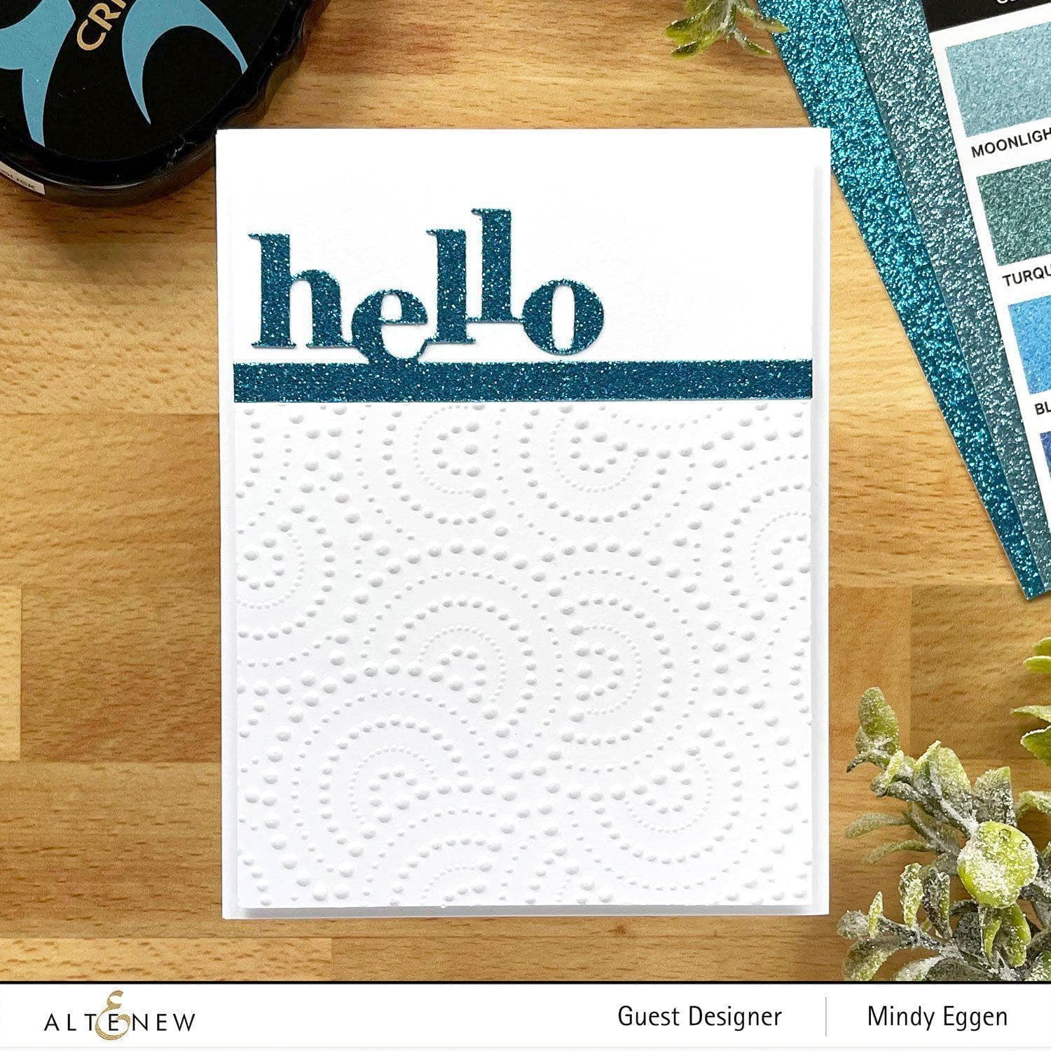 Dotty Circles 3D Embossing Folder for Card Making - Scrapbooking, DIY Crafts, Paper Art Projects - Perfect for Greeting Cards, Invitations, and Home Decor