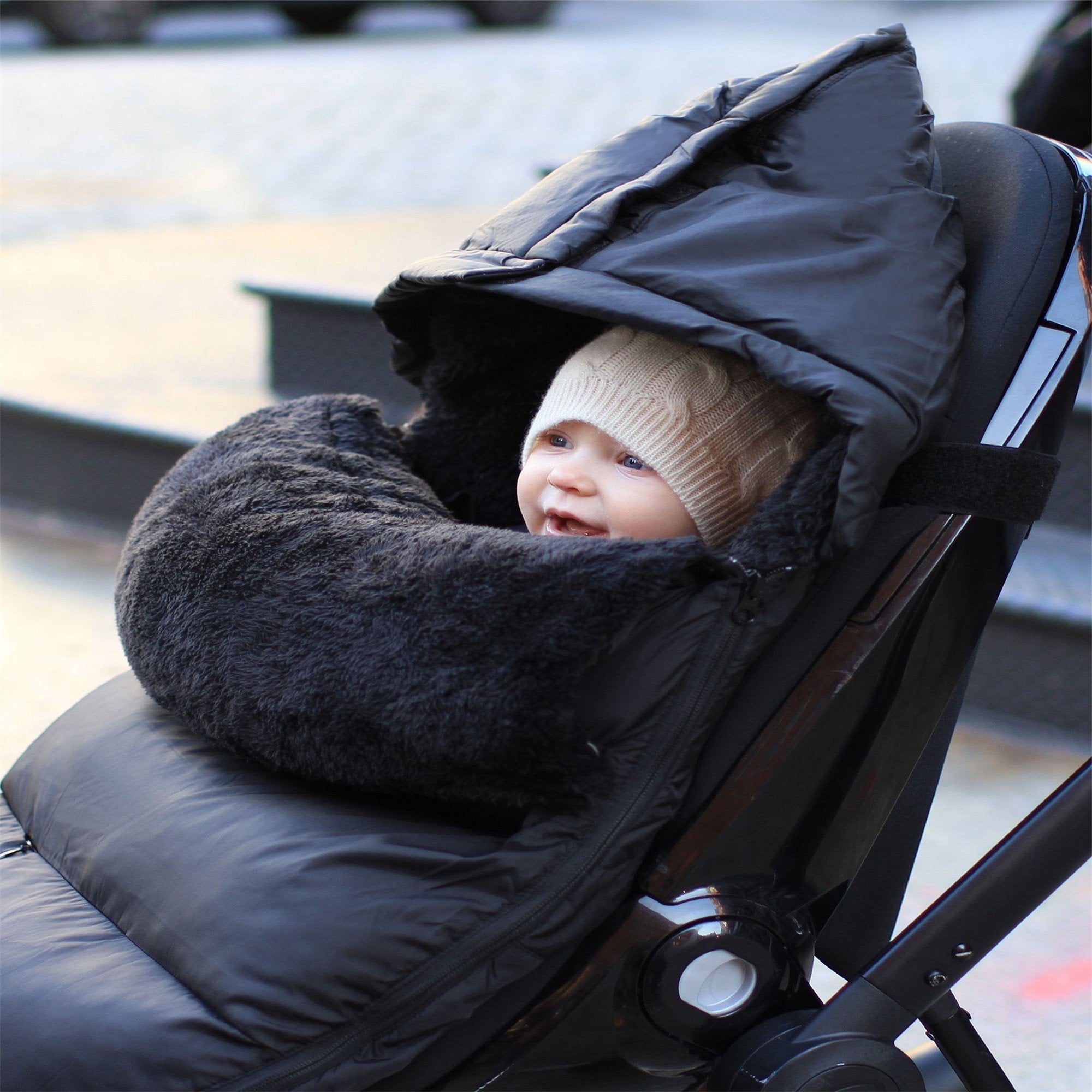 7AM Enfant PlushPOD - Premium Baby Travel Pillow for Car Seat & Stroller - Soft & Supportive Infant Head Support for Safe & Comfortable Naps On-The-Go