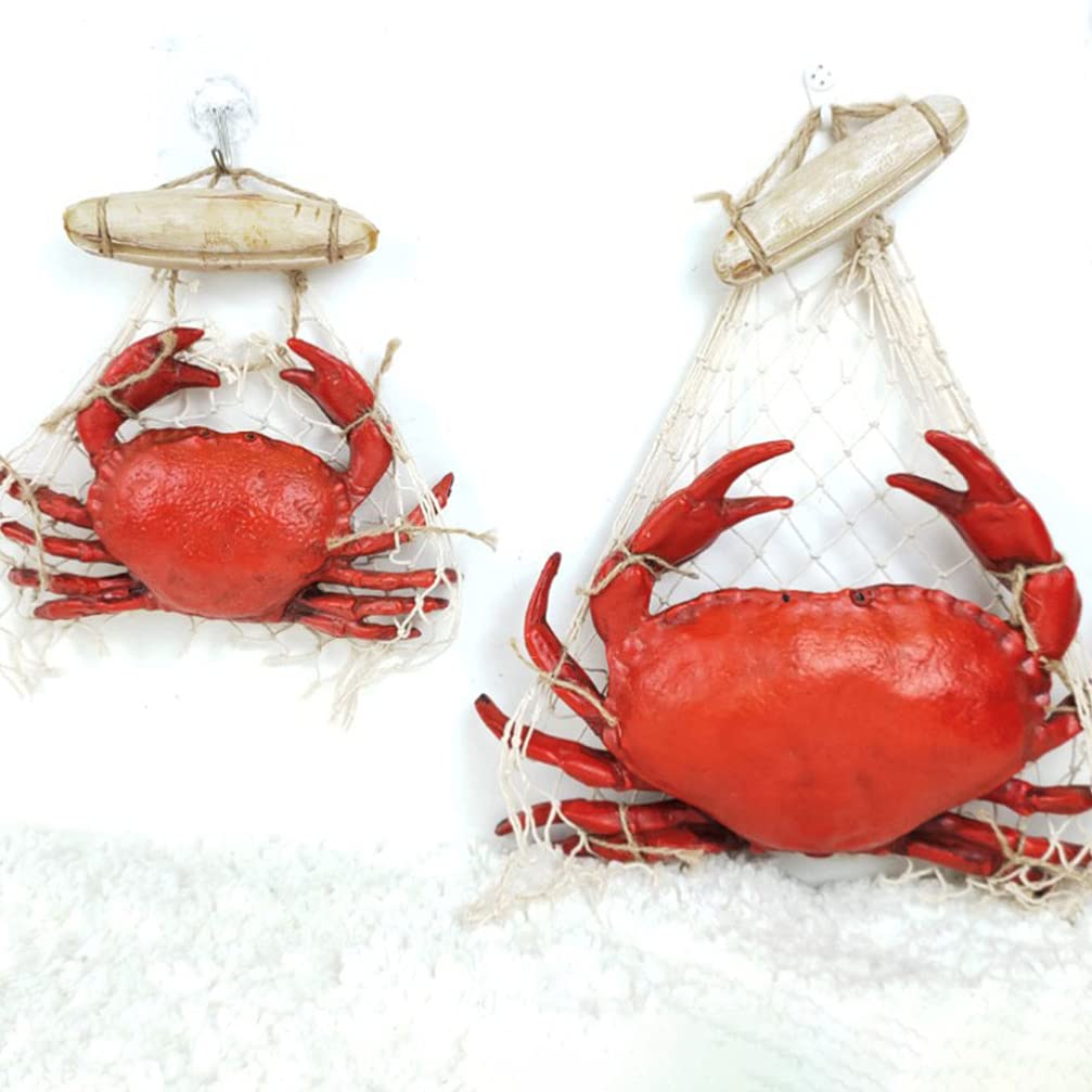 BESPORTBLE Lobster Wall Art - Nautical Resin Wall Sculpture, Ocean-Themed Wall Hanging Decor for Living Room & Bedroom - Perfect for Beach House, Coastal Decor, and Seafood Restaurant Interior Design