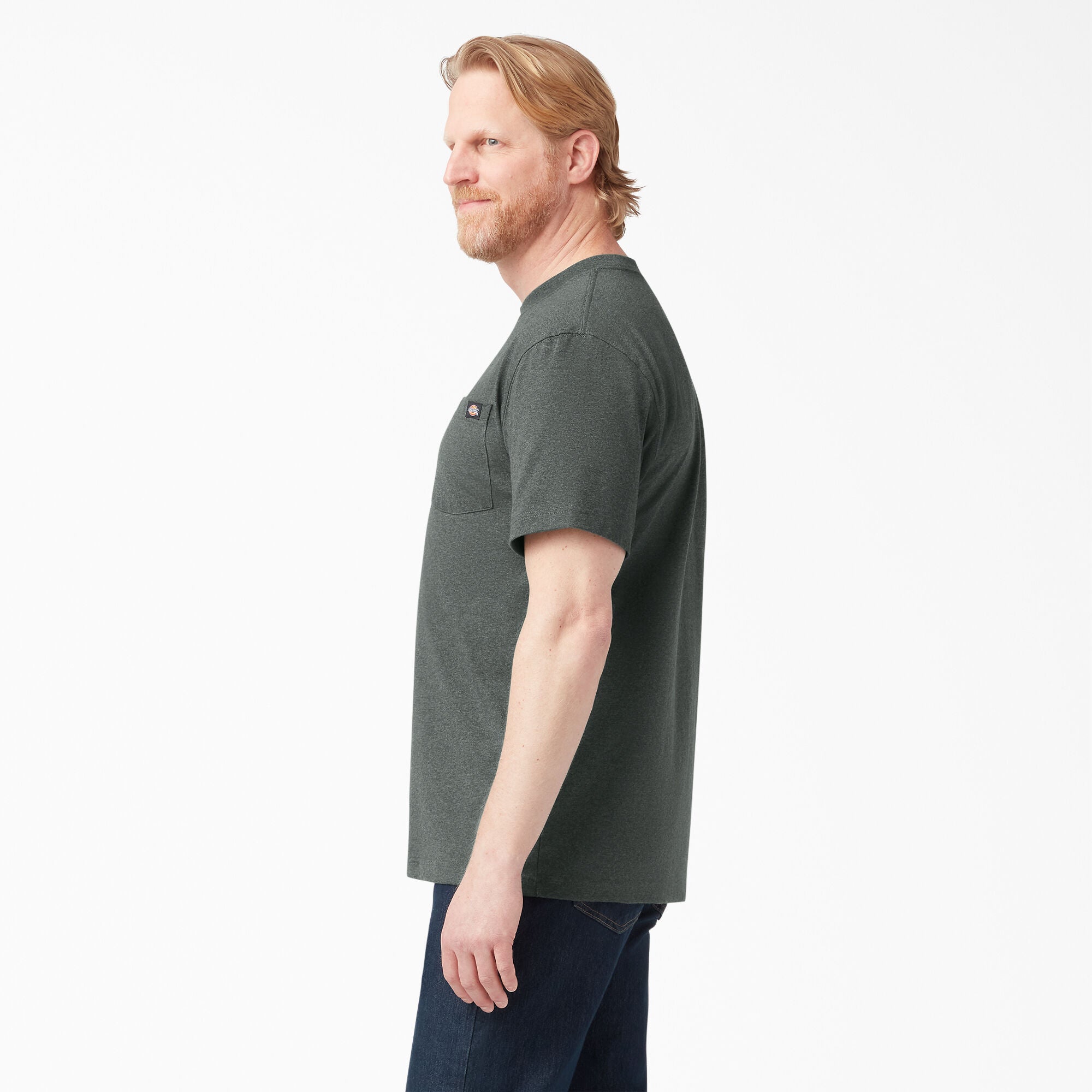 Dickies Men's Heavyweight Short Sleeve Pocket T-Shirt - Comfortable Workwear & Casual Wear for Everyday Use