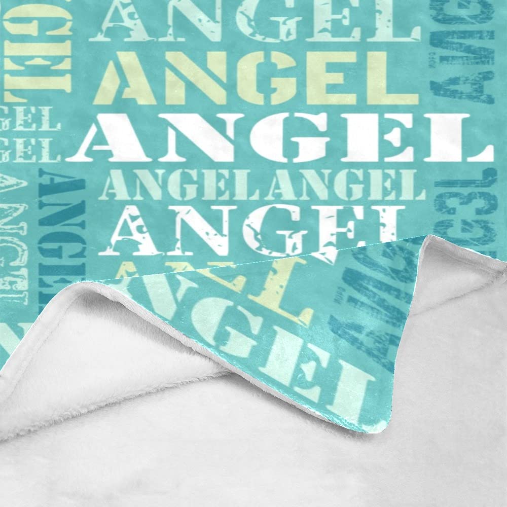 Personalized Flannel Blanket with Custom Name - 60x80 Inch Soft Cozy Blanket for Adults & Kids, Birthday Christmas Valentine's Day Gift for Mom Dad (Mint Green) - Perfect for Home Decor, Cuddling & Gift Giving