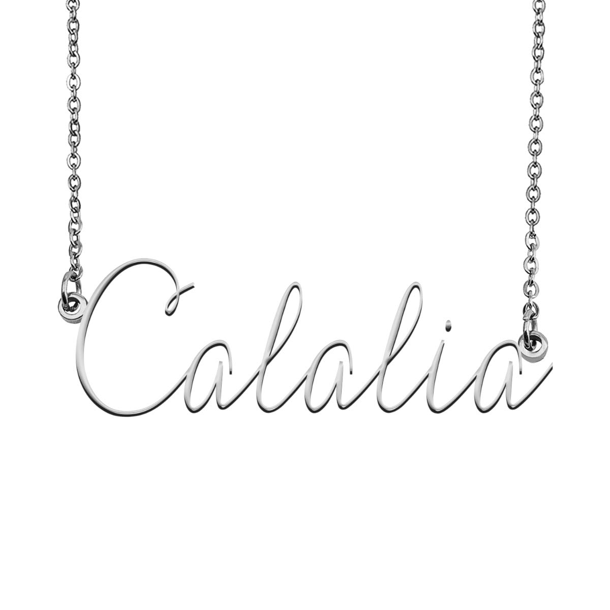 Custom Personalized Name Necklace - Engraved Name Plate Jewelry for Women, Birthday Gift, Anniversary Present | Perfect for Everyday Wear, Special Occasions & Gift Giving