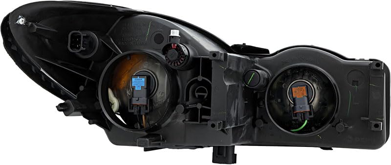 2005-2007 Buick LaCrosse/Allure Halogen Headlight Assembly Set - Driver & Passenger Side Replacement Lamps - Perfect for Night Driving & Foggy Conditions
