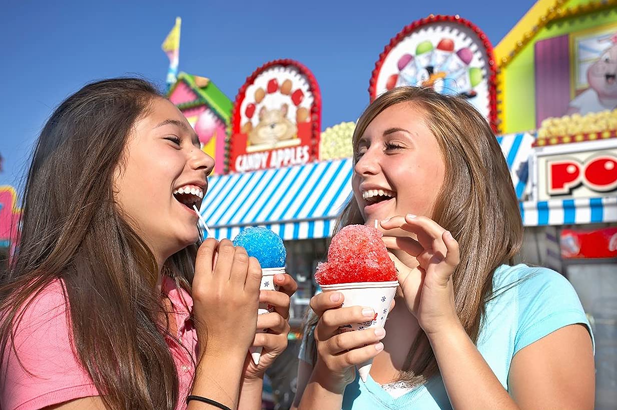 Premium Orange Snow Cone Syrup (25 Fl Oz) - Concession Stand & Party Essential - Perfect for Summer Treats, Carnival Events & Home Snow Cone Machines