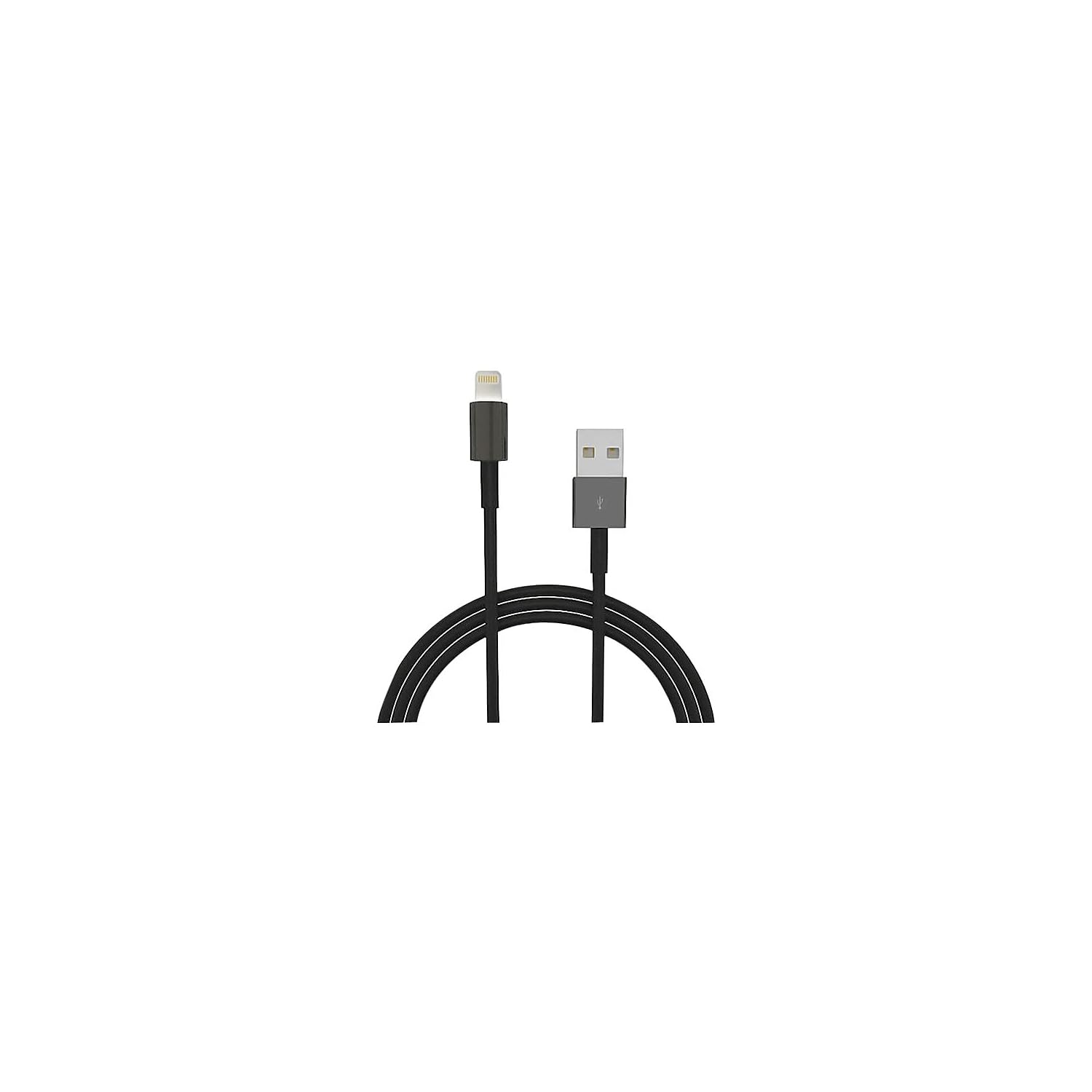Premium Lightning Cable for iPhone 14/13/12/11/X/8/7 - MFi Certified Fast Charging & Sync Cable - Durable Nylon Braided (Black) - Perfect for Home, Office & Travel Charging
