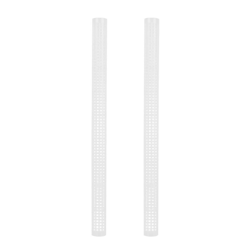 2 Pack White 50cm Plant Climbing Pole - Moss Support Stake for Flowers, Wedding Decor & Garden Trellis | Indoor/Outdoor Plant Support for Vines, Roses & Climbing Plants