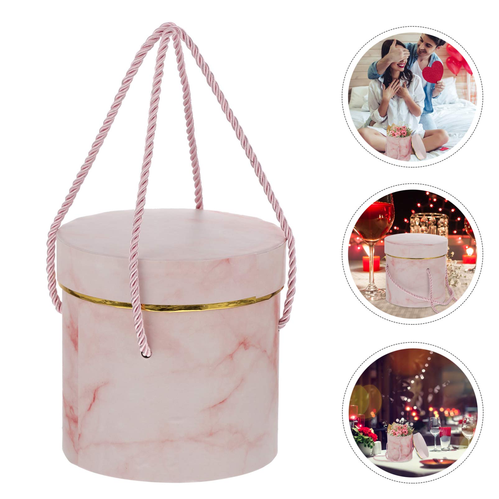 BESPORTBLE Round Storage Box for Florist Hat Packaging | Gift Wrapping