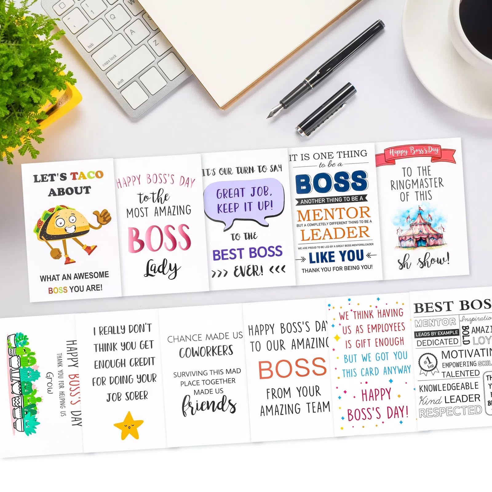 Funny Boss Day Gifts - Humorous Greeting Cards & Unique Present Ideas for Men & Women | Office Appreciation, Coworker Gifts, Workplace Celebration