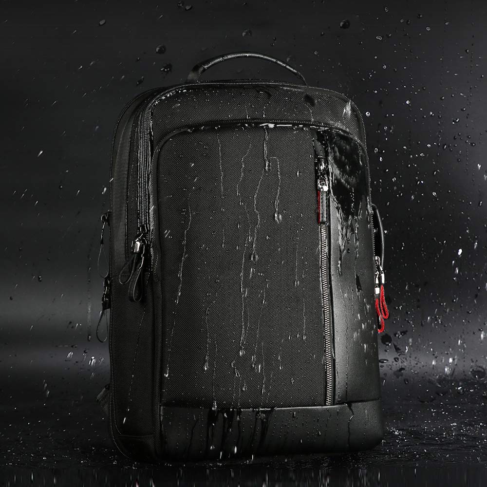 BOPai Expandable 15.6 Inch Anti-Theft Laptop Backpack for Men - Water Resistant USB Charging Business Travel Backpack with Smart Features - Perfect for Work, Commuting & Outdoor Adventures