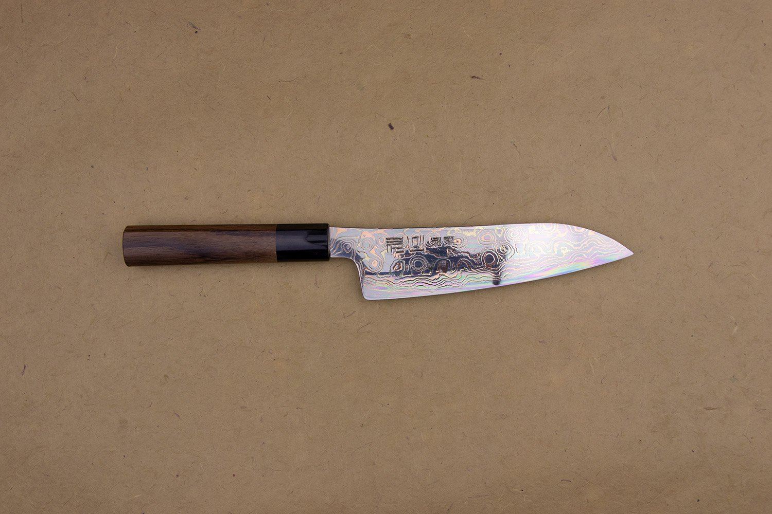 Tsukasa Hinoura VS2 Color Damascus Petty Knife 150mm - Premium Japanese Kitchen Knife for Slicing, Chopping & Precision Tasks