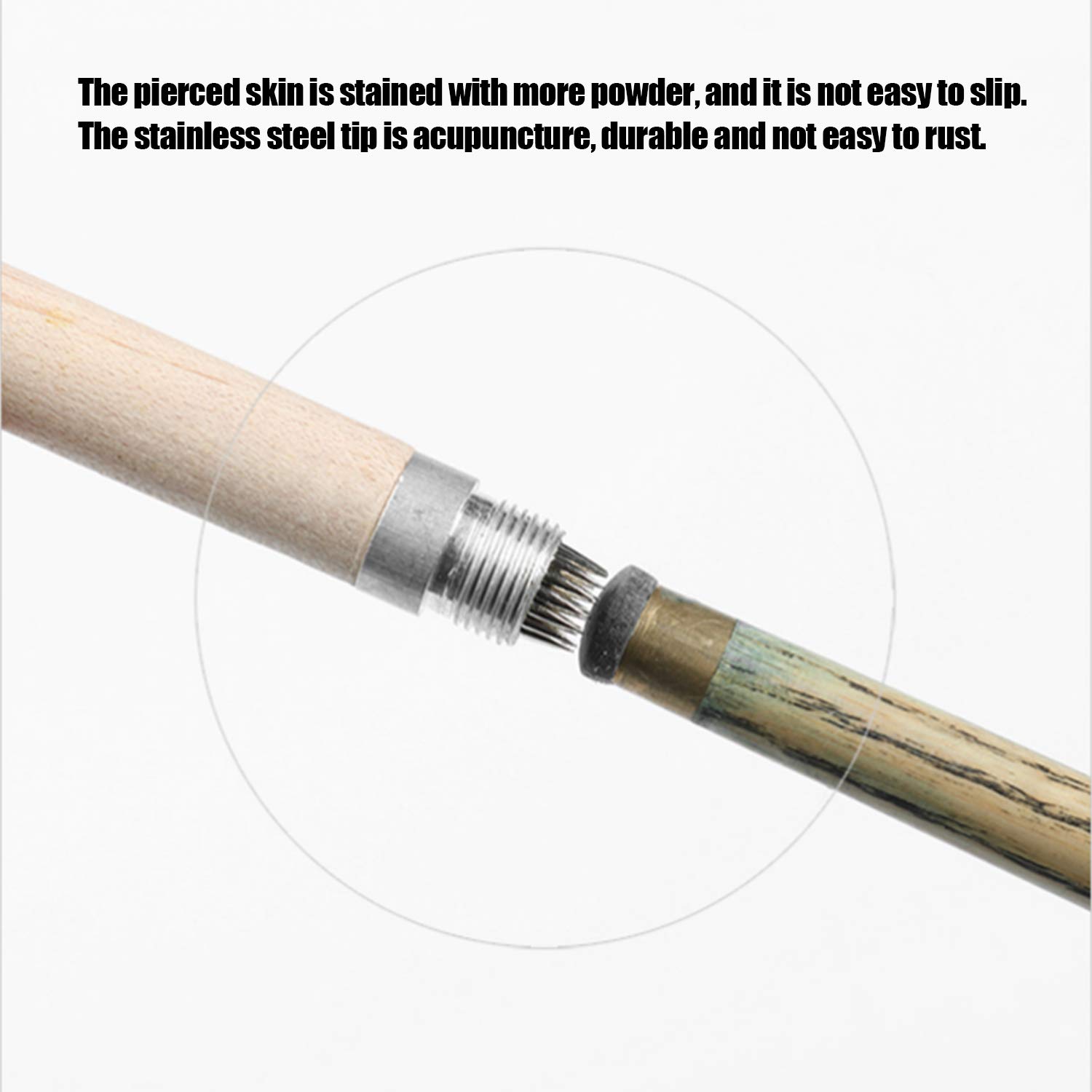 2 in 1 Portable Pocket Chalk Holder & Cue Tip Pricker Tool for Billiards, Snooker, Pool - Compact Chalk Cover with Splint Pricker for Easy Cue Maintenance | Perfect for Bar Games, Home Pool Tables & Professional Use
