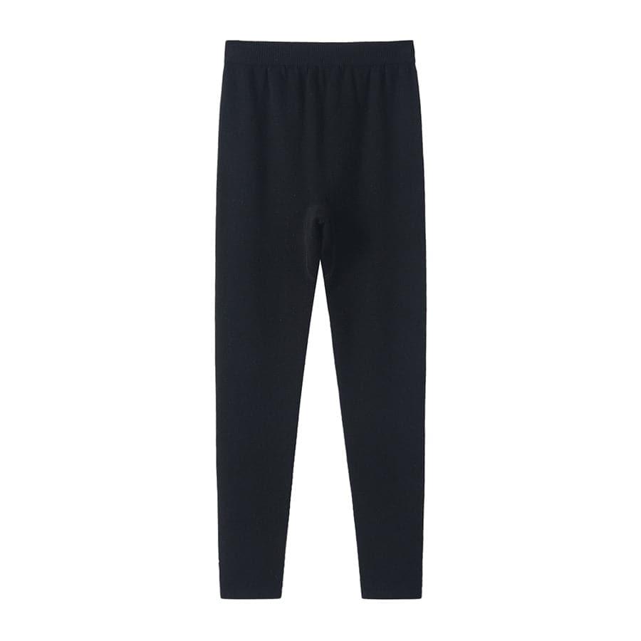 Luxury 100% Pure Cashmere Pants for Women - Soft & Warm Winter Trousers - Perfect for Office, Lounge & Cold Weather Comfort